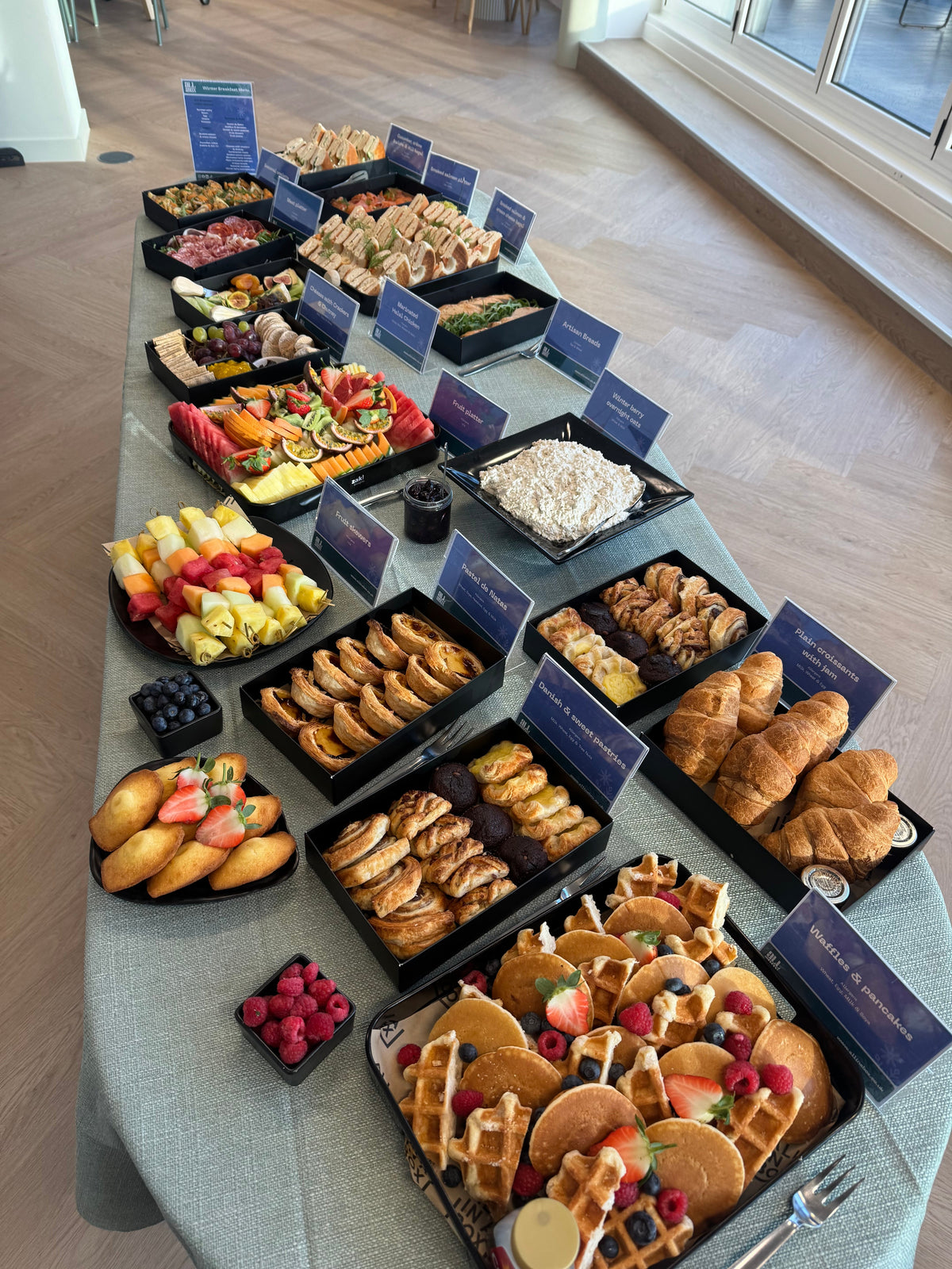 Office breakfast platters