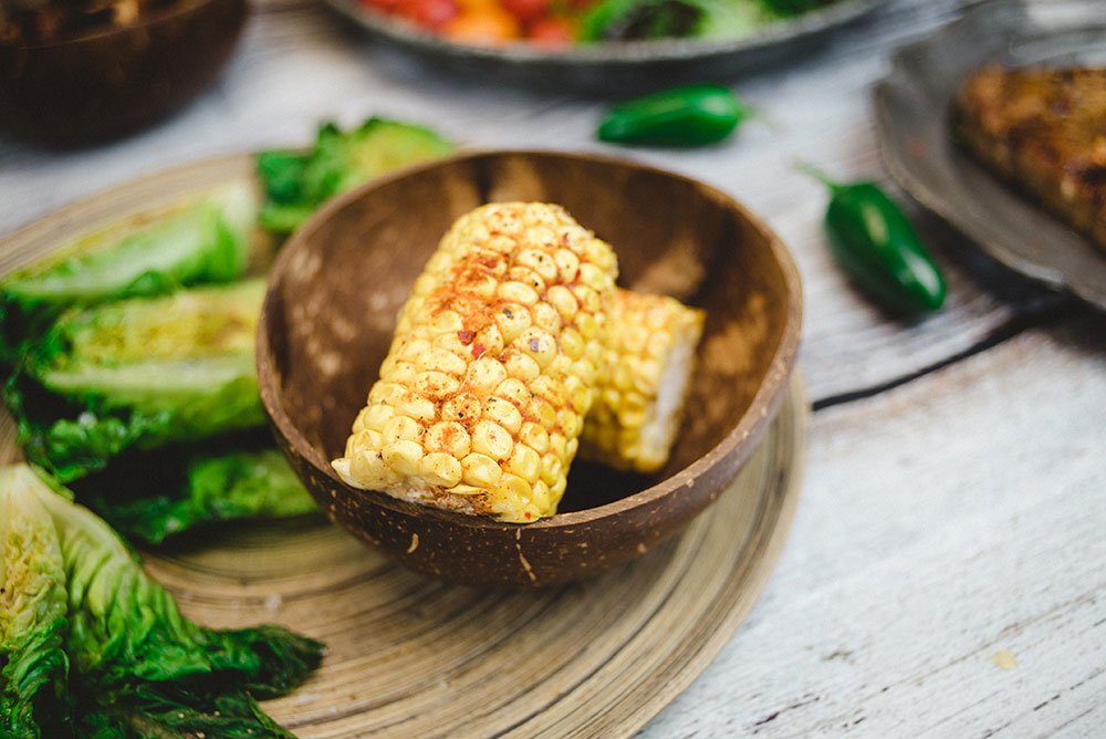 CORN ON THE COB (serves 2)