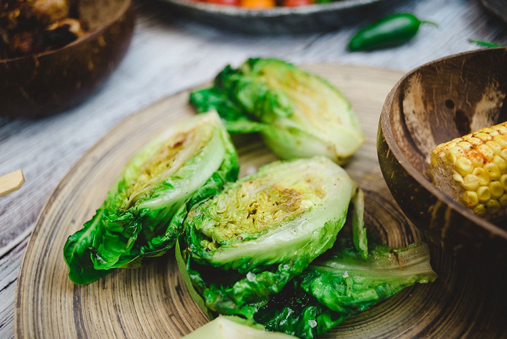 Griddled Baby Gem Lettuce