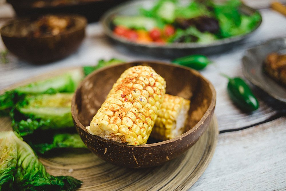 CORN ON THE COB (serves 2)