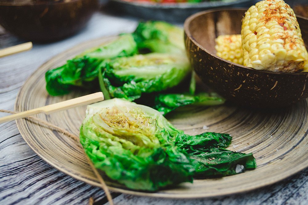 Griddled Baby Gem Lettuce