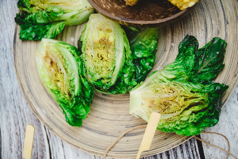 Griddled Baby Gem Lettuce