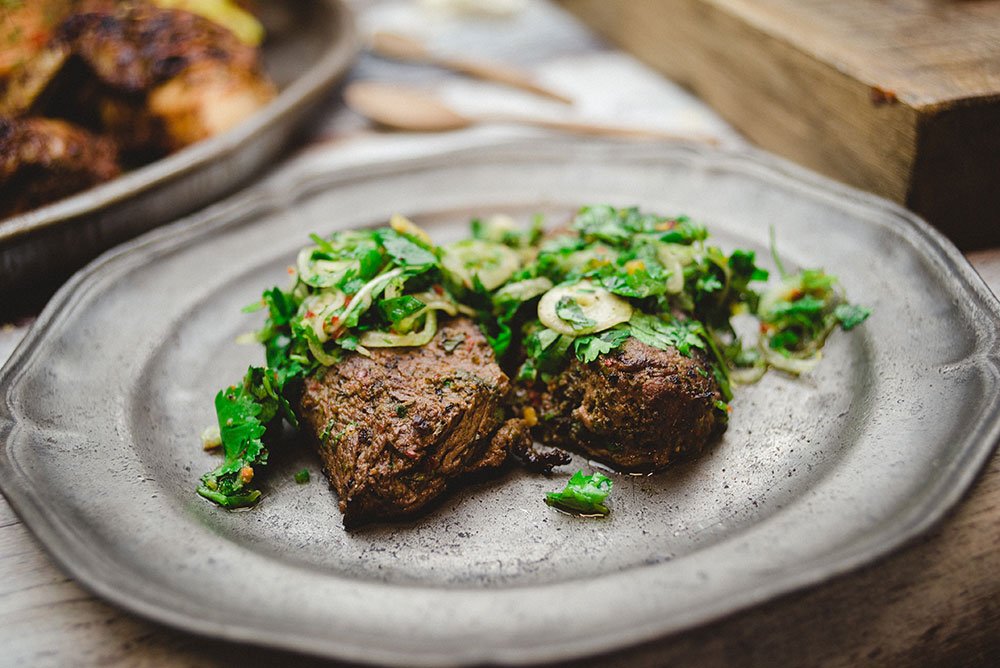CHIMMICHURRI STEAK (serves 2)