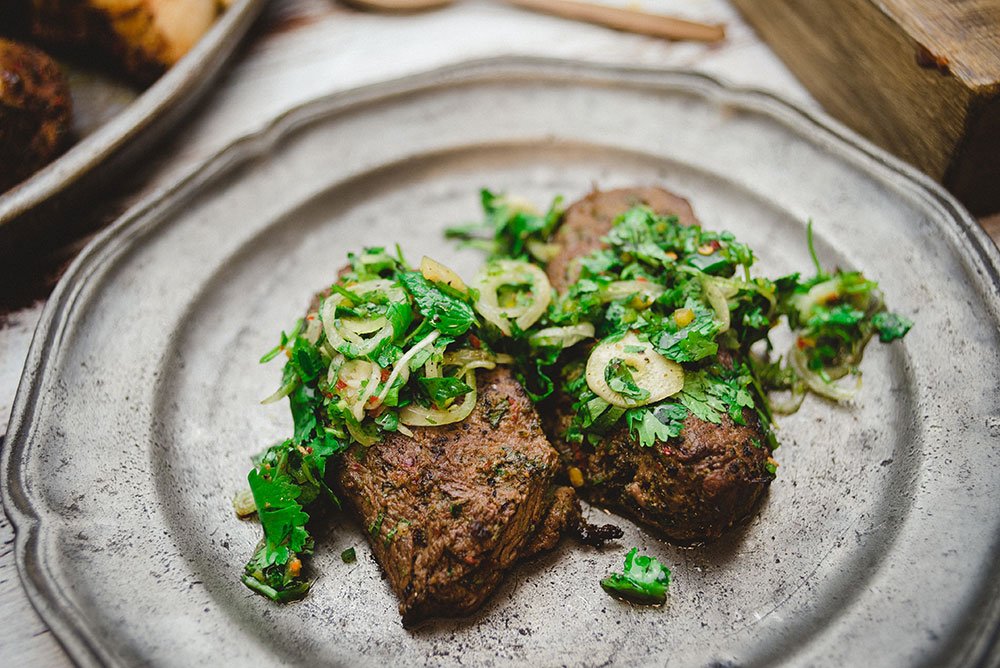 CHIMMICHURRI STEAK (serves 2)