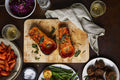 Herb-roasted butternut squash
